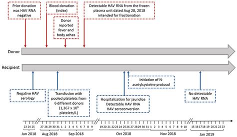 Figure 1 Transfusion Transmitted Hepatitis A Virus France 2018