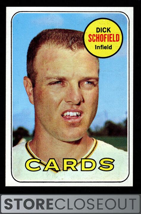 Topps Dick Schofield Nm Mint Or Better St Louis Cardinals Ebay