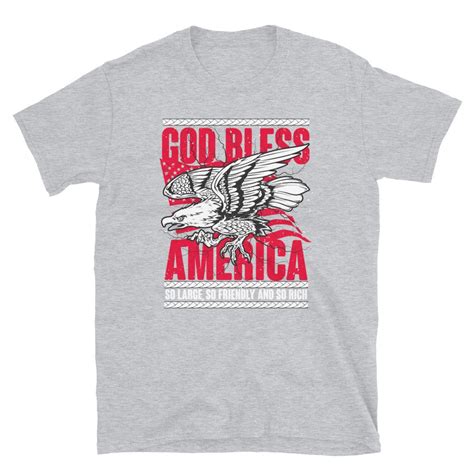 God Bless America T Shirt Fifty Stars Apparel