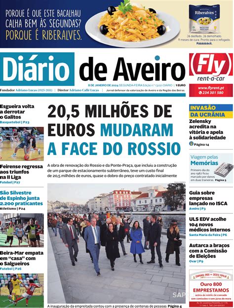 Di Rio De Aveiro Jan Jornais E Revistas Sapo Pt Ltima