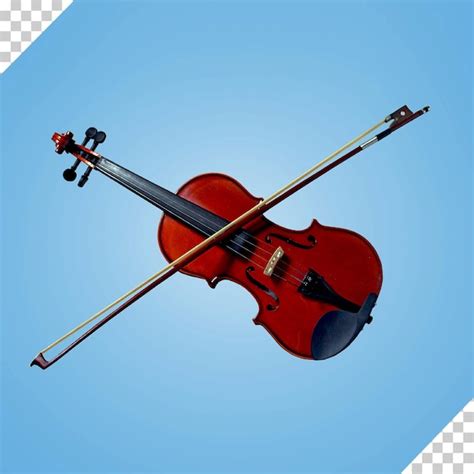 Violino E Arco Psd Fundo Transparente Psd Premium