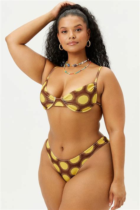 Katarina Terry Cheeky Bikini Bottom Golden Extended ShopperBoard