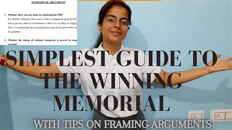 Draft A Good Moot Court Memorial Step By Step Format Of A Memorial