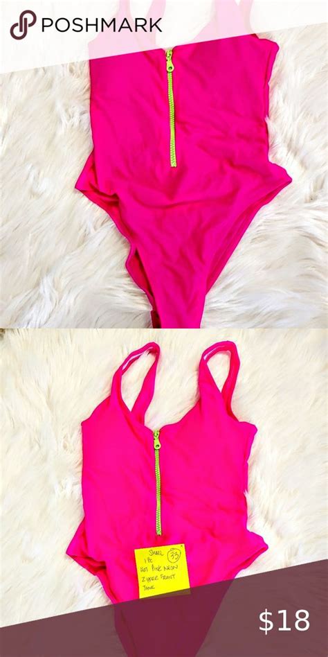 Hot Pink Swim Suit Pink Swimsuit Pink Swim Swimsuits