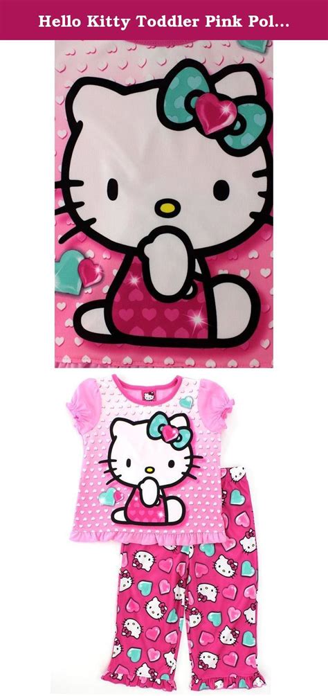 Hello Kitty Toddler Pink Poly Pajamas 3t Your Toddler Girl Will Love