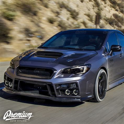 Headlight Face Smoke Tint Overlay 2018 Subaru Wrx Limited Sti