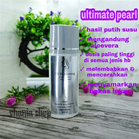 Original Ultimate Pearl X Dosis Night Extra Dosis Hb Lotion