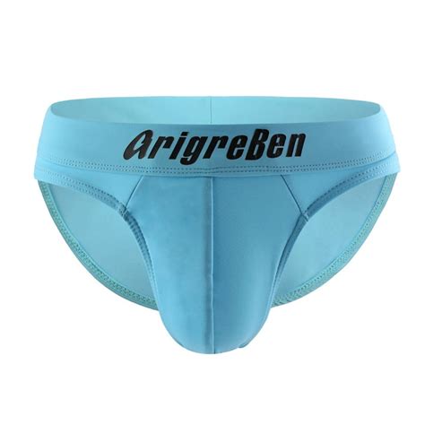 ALSLIAO Men S Brief Cut Low Rise Bikini Brief Swimming Trunks Swim