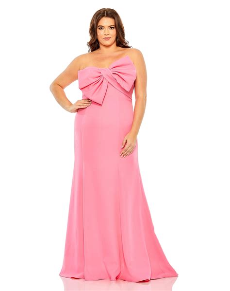 Mac Duggal 49709 Fabulouss Long Strapless Plus Size Dress The Dress