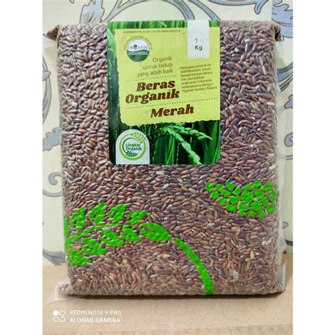 Jual Beras Merah Organik Kg Lingkar Organik Shopee Indonesia