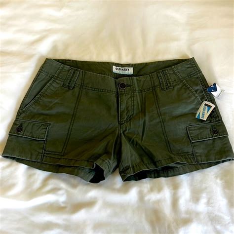 Old Navy Shorts Nwt Military Green Cargo Short Shorts Poshmark