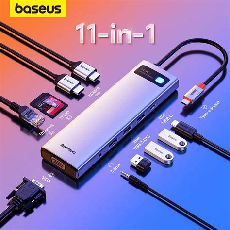 Baseus Metal Gleam Series 11 In 1 Multifunctional Type C Hub Phonetivepk