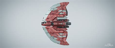 Artstation Ahsokas T 6 Jedi Shuttle Textured Star Wars Ships