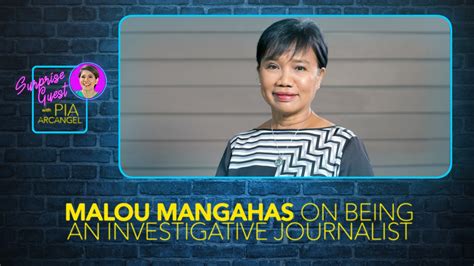 Malou Mangahas Sa Pagiging Investigative Journalist Surprise Guest