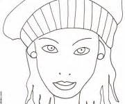 Coloriage Visage gratuit à imprimer