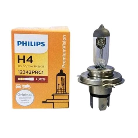 Jual BOHLAM LAMPU DEPAN HALOGEN PHILIPS H4 12V 60 55W ASLI Di Lapak