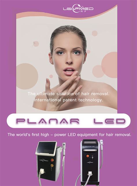 High Power Led Hair Removal Machine Planar Led Leaflife Technology