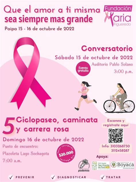 Este sábado conversatorio sobre Cáncer de Mama en Paipa Gobernación