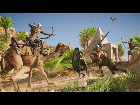 Assassinss Creed Origins Hunting And Free Roam Gameplay Youtube