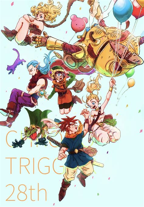 Lucca Ashtear Crono Marle Ayla Robo And 2 More Chrono Trigger