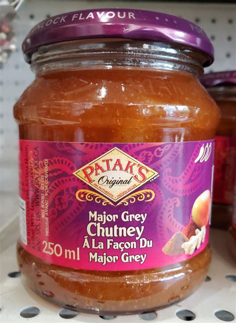 Major Grey Chutney Pataks Mcleans Specialty Foods