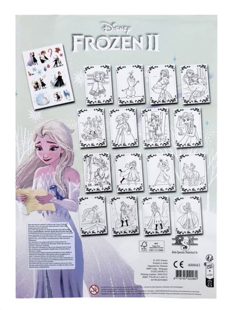 Disney Frozen Sticker En Kleurboek Voor Kinderen Kleurboek