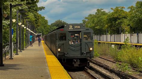 Ind Rockaway Line As Local Train Action Aqueduct North Conduit