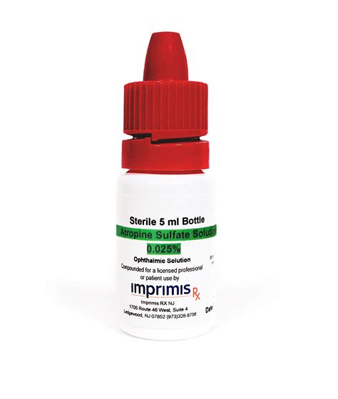 Atropine Sulfate 5ml Imprimisrx