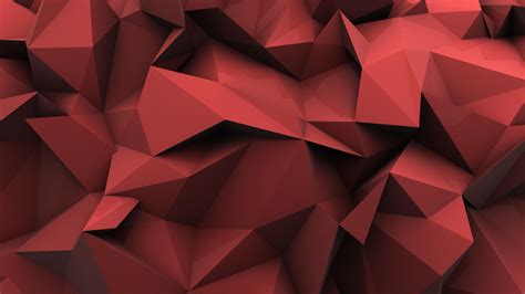 Wallpaper Illustration Digital Art Abstract Minimalism Red Reflection Low Poly Symmetry