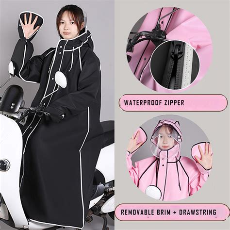 Outdoor Long Raincoat Electric Vehicle Battery Car Poncho Full Body