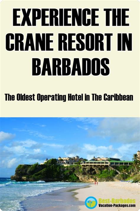 The Front Cover Of An Advertisement For A Hotel In Barbados With Text