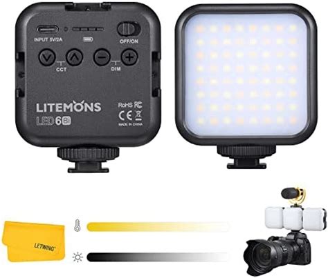 Godox Led Bi Luz Led De Video Recargable Luz Led De Temperatura