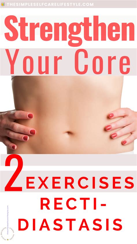 Strengthen Your Core 2 Exercises For Recti Diastasis Diastasis