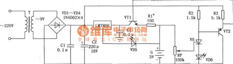 LM7806 formed full-automatic Nickel cadmium battery charging circuit ...