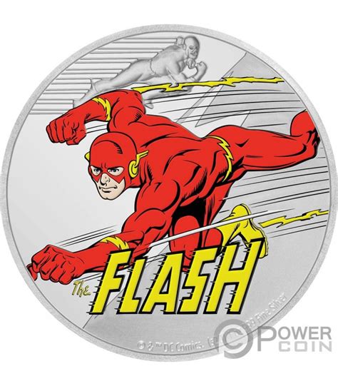 FLASH Justice League 60 Jahrestag 1 Oz Silber Münze 2 Niue 2020