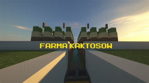 Jak Zrobi Automatyczn Farm Kaktus W W Minecraft Youtube