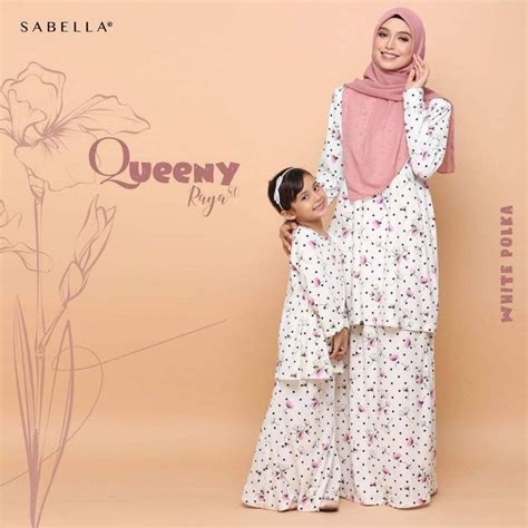 Sabella Queeny Ready Stock Baju Kurung Tanpa Gosok Shopee Malaysia