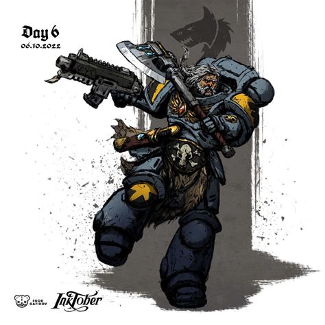 Space Wolves Art By Egor Gafidov 40k Gallery Warhammer 40k