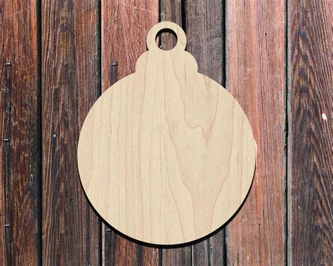 Christmas Ornament Cutout Ornament Shape Wood Cutouts Wood Etsy Uk