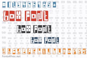 Box Font Download - Fonts4Free