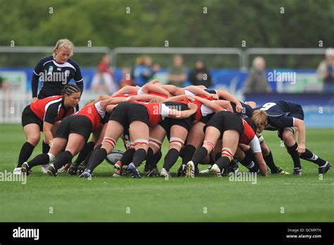 Scotland And Canada Contest A Scrum Hi Res Stock Photography And Images