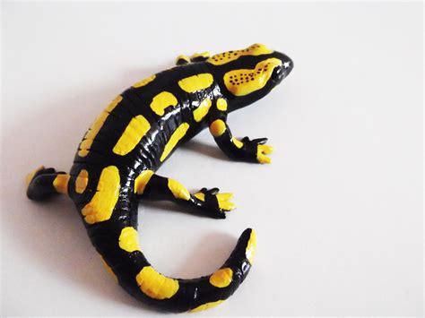 Fire Salamander Clay Figure Etsy Shop Listing