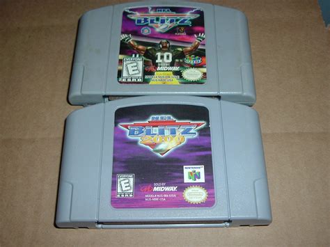 Nfl Blitz And Nfl Blitz 2000 N64 Nintendo 64 Becoming More Rare Great