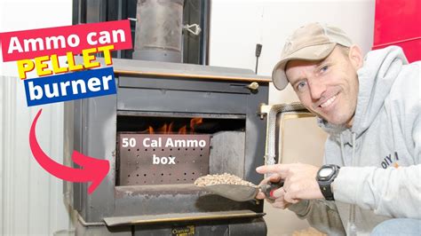 How To Burn Wood Pellets Inside Wood Stove With Or Without An Ammo Can