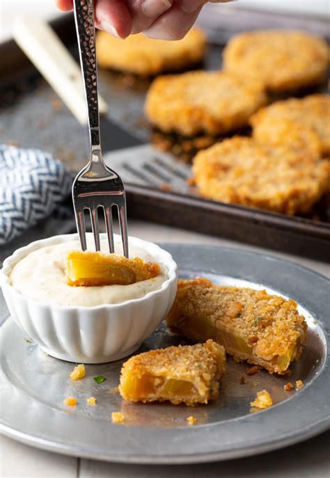 Fried Green Tomatoes Recipe Baked A Spicy Perspective