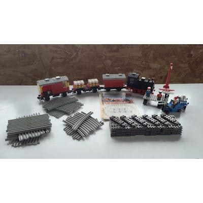 LEGO - Trains - 7722 - Steam Cargo Train Set + rails | Barnebys