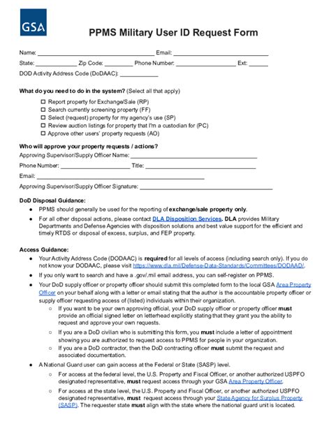 Fillable Online Draft Military User Id Request Form Fax Email Print