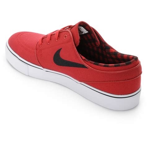 Nike Sb Janoski Canvas Redblackwhite New Star