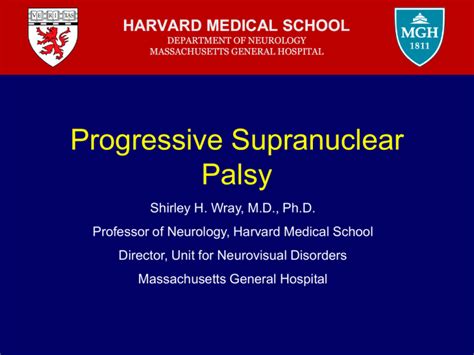 Progressive Supranuclear Palsy