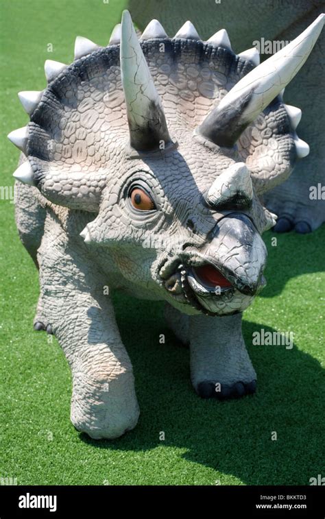 Triceratops three horned Dinosaur Stock Photo - Alamy